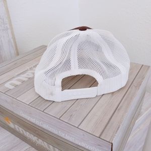 RICHARDSON MENS BLACK WHITE HEAD CAP city of cactus